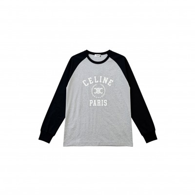 CELINE LOOSE T-SHIRT IN COTTON JERSEY RX09Y0I07.38OW